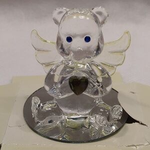 𝅺Birth Stone Bear August w/Wings & Blue Eyes